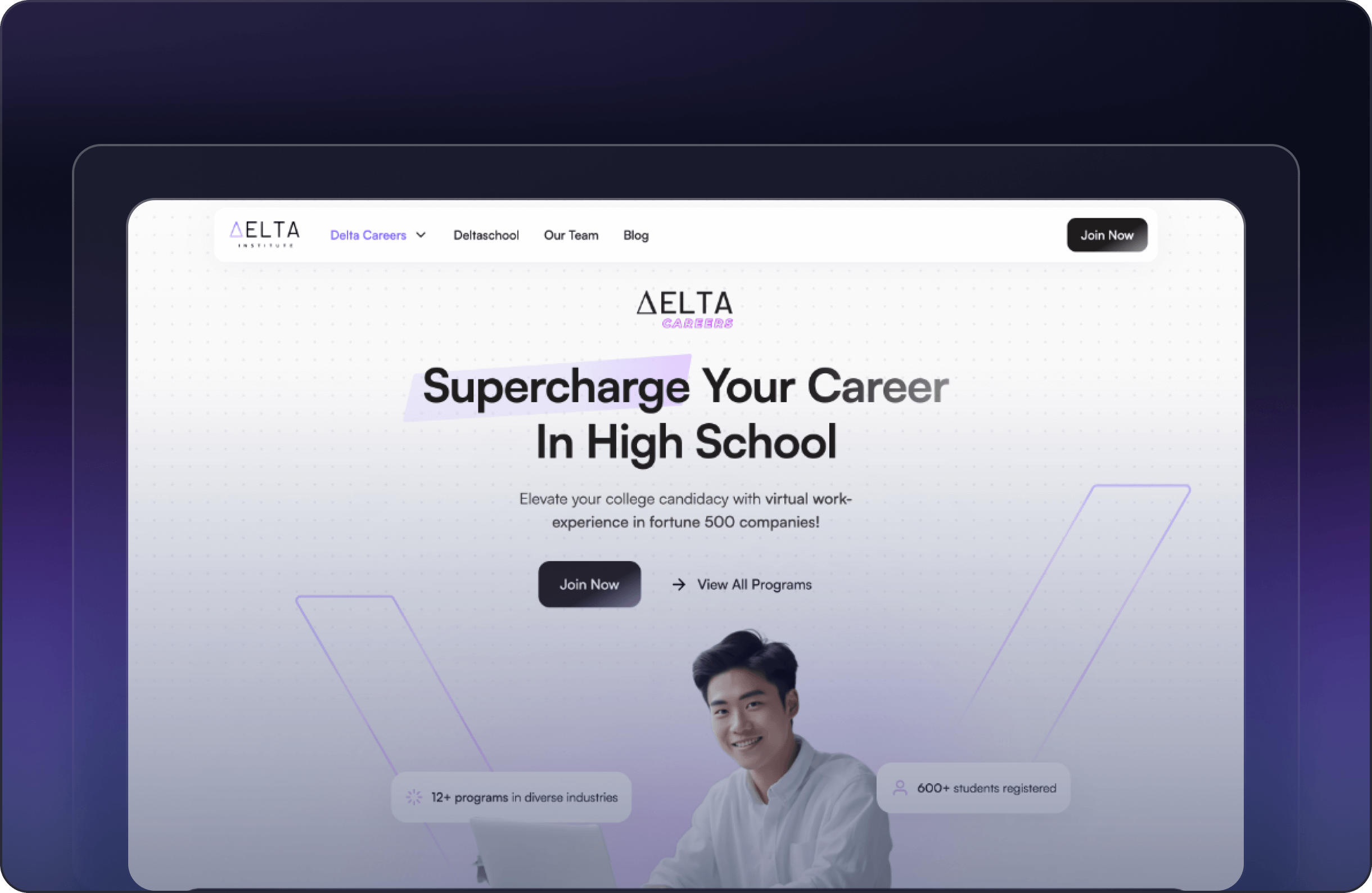 Delta Institute screenshot